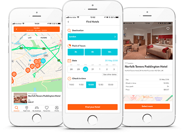 Application mobile d'Hôtellerie