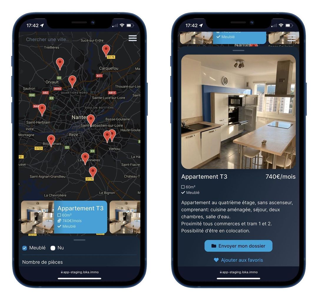 Application mobile de Location Résidentielle