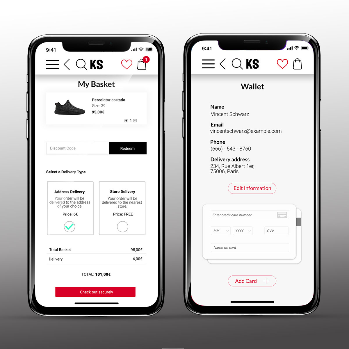 Application mobile d'E-commerce