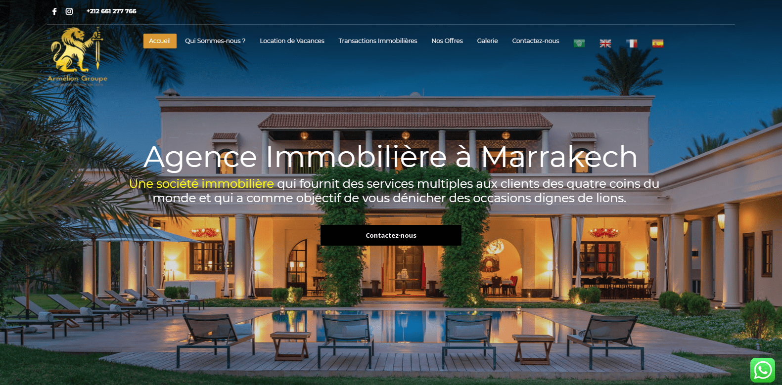 Création des Sites Web Marrakech OneClick